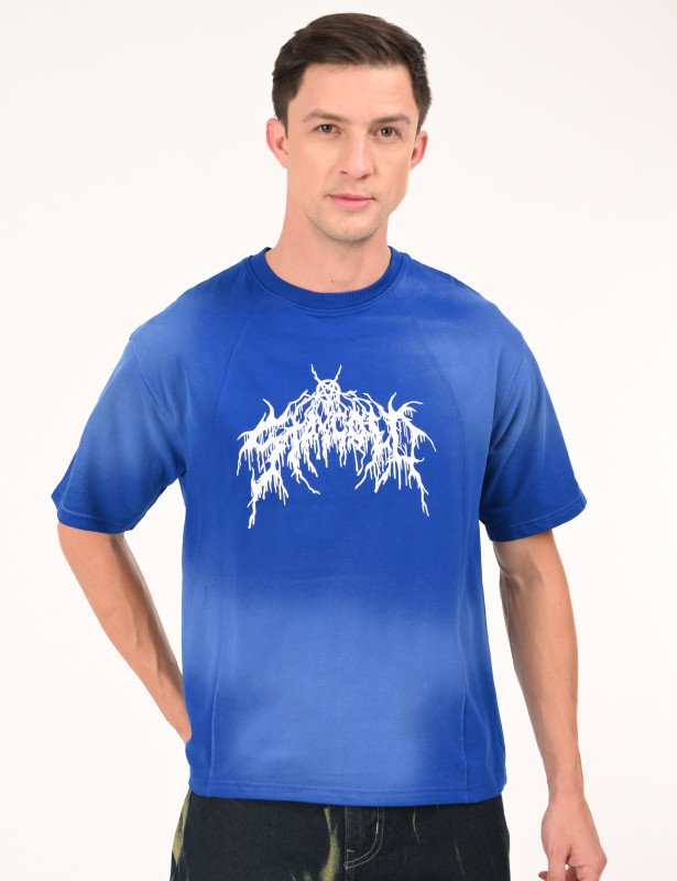 Unisex Oversized Tie-Dye T-Shirt with Graphic Print