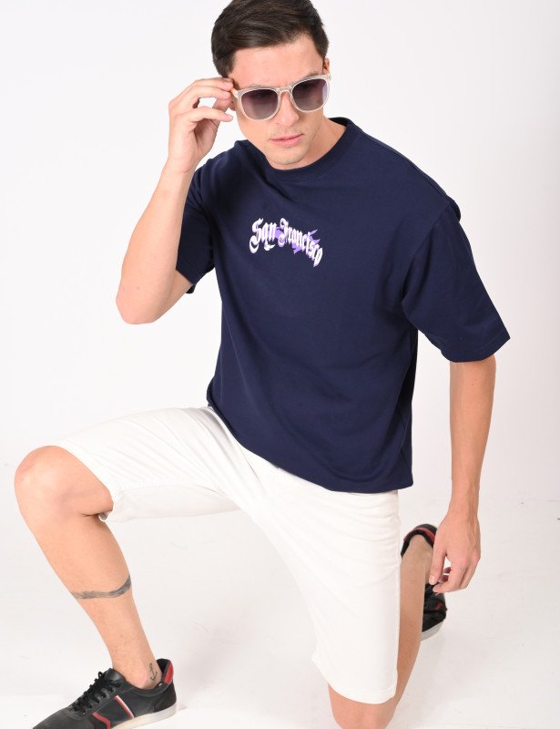 San Francisco Skyline Oversized Graphic Tee